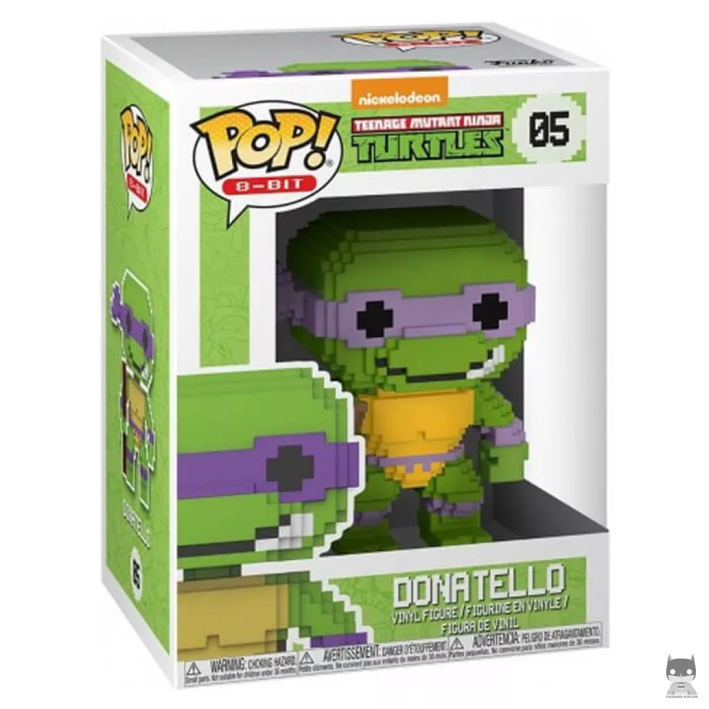 Donatello (8-bit) Funko Pop! figure in its box