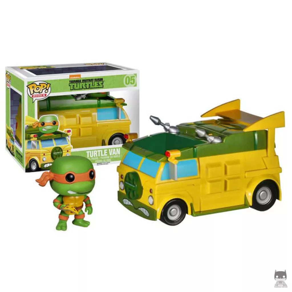 Turtle Van Funko Pop! figure in its box