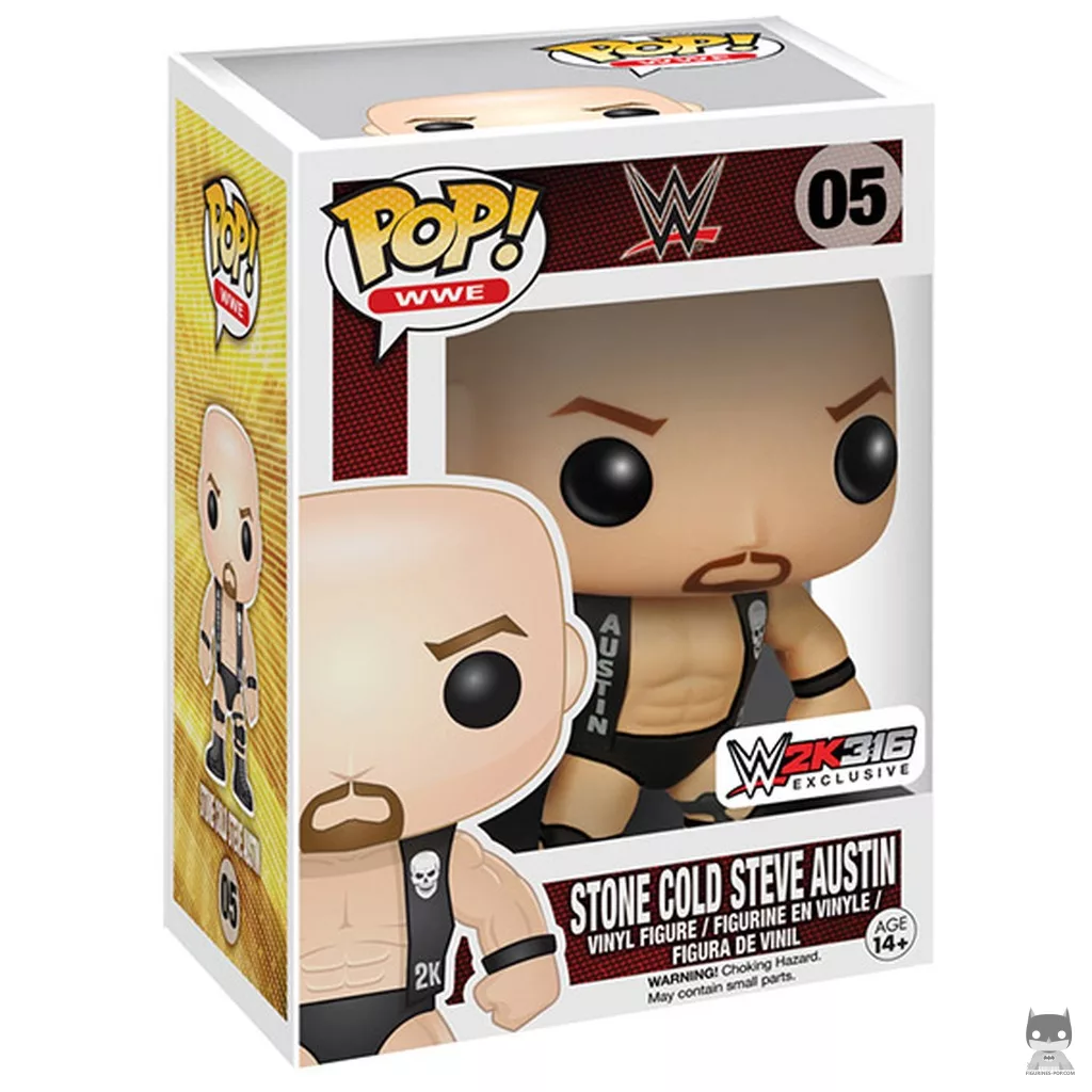 Stone Cold Steve Austin Funko Pop! figure in its box