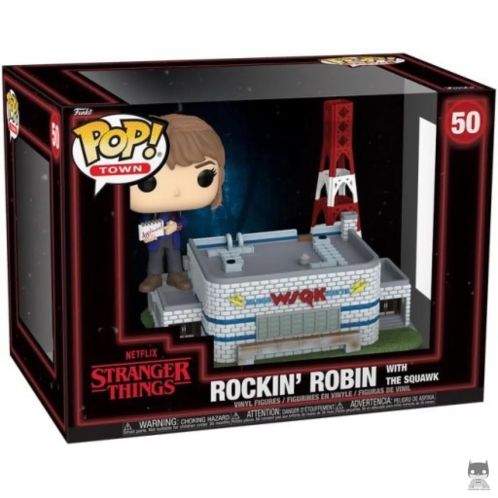 Rockin' Robin with the Squawk Funko Pop! figure in its box