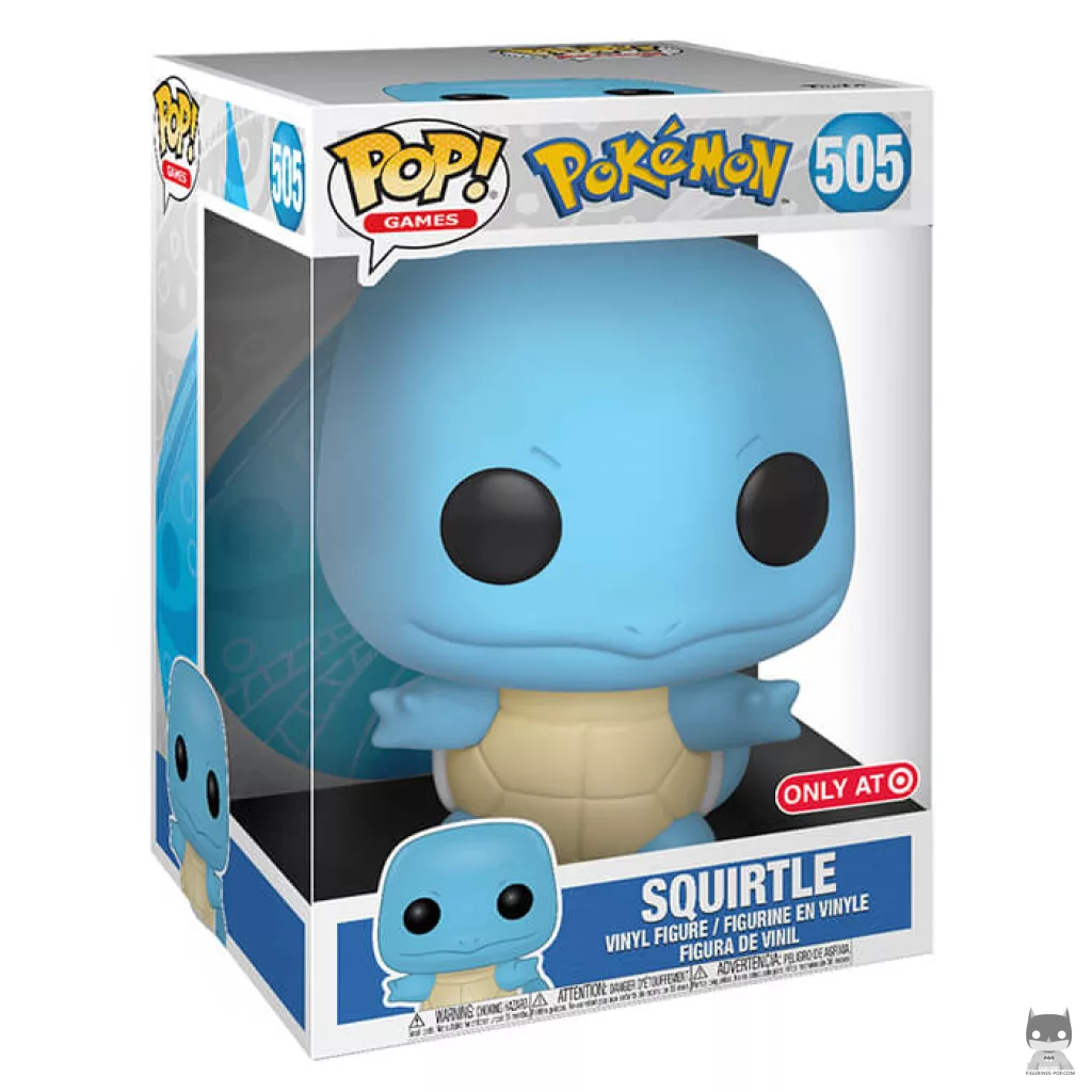 Squirtle (Supersized 10'') Funko Pop! figure in its box