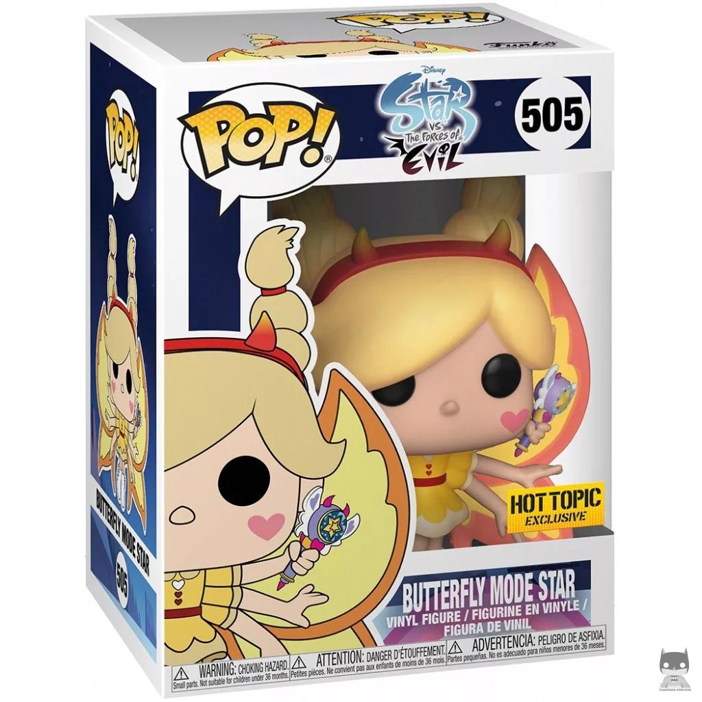 Butterfly Mode Star Funko Pop! figure in its box