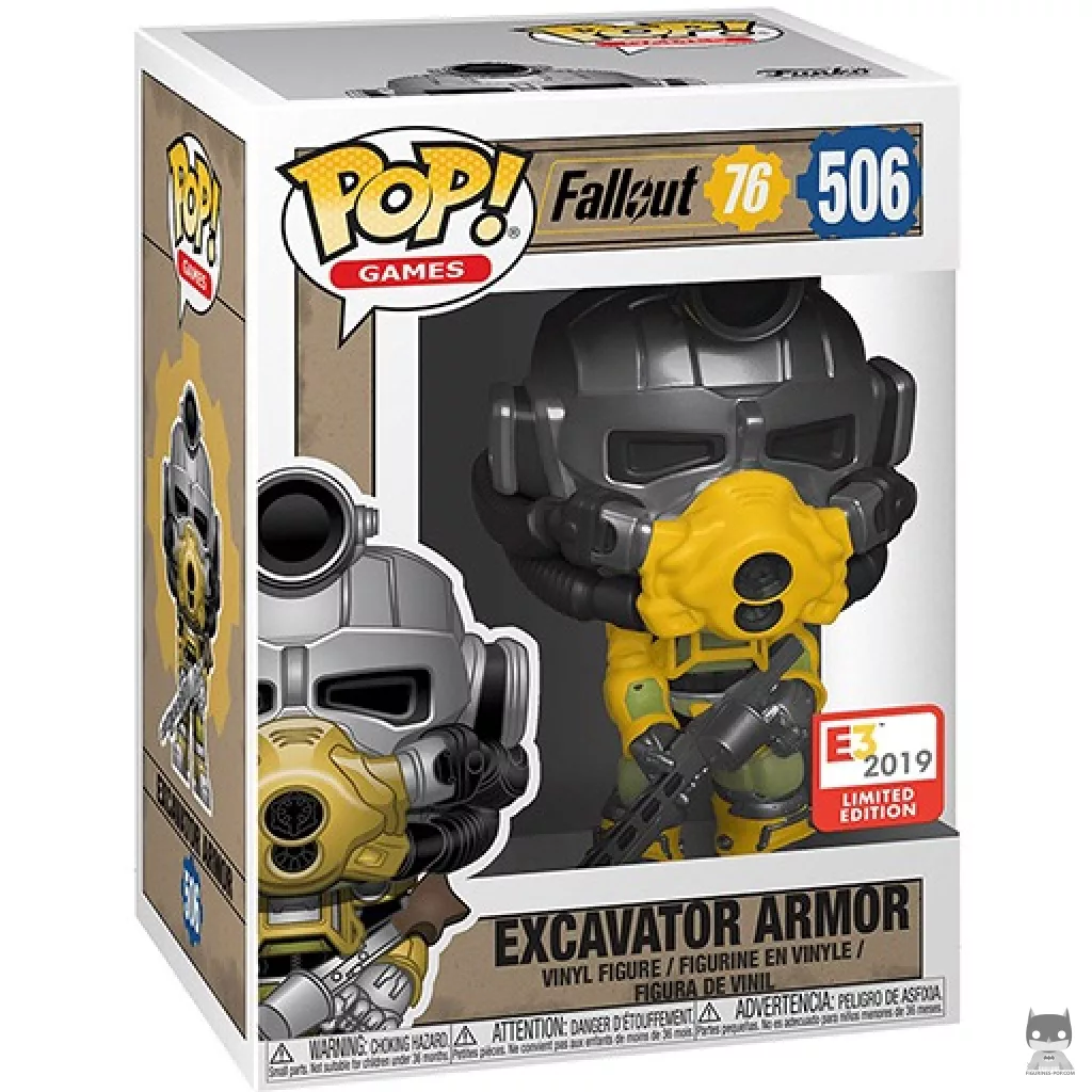 Excavator Armor Funko Pop! figure in its box