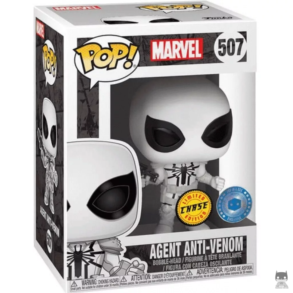 Agent Anti-Venom (Chase) Funko Pop! figure in its box