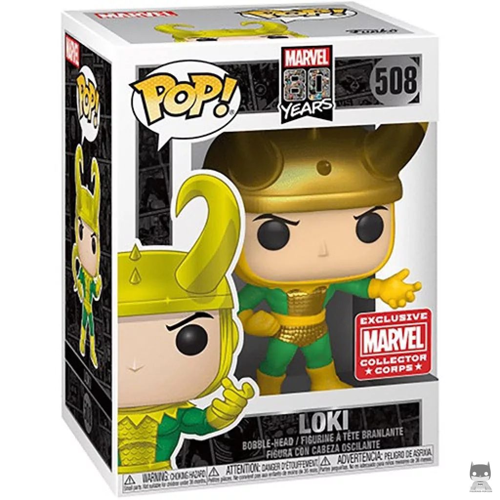 Loki Funko Pop! figure in its box