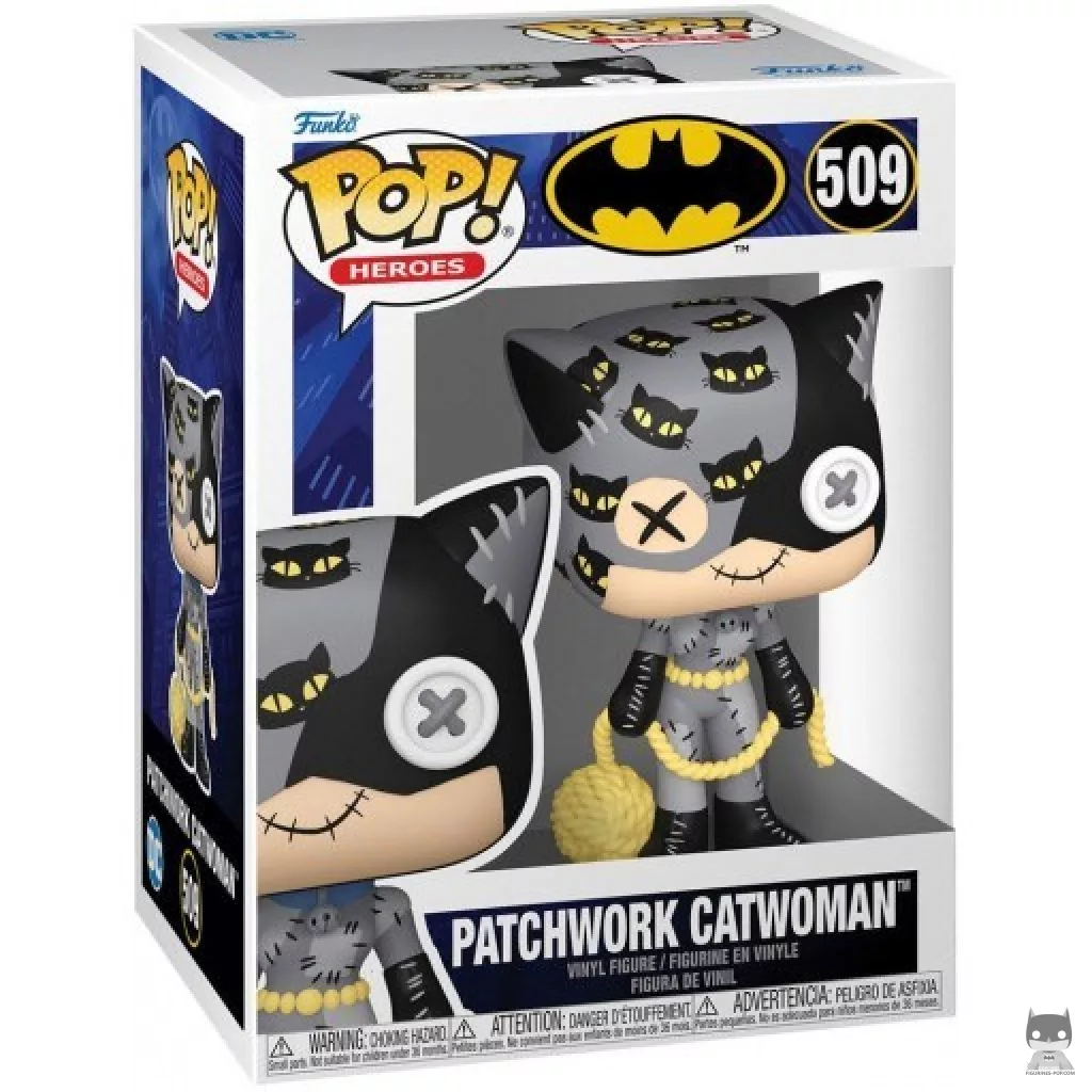 Catwoman (Patchwork) Funko Pop! figure in its box