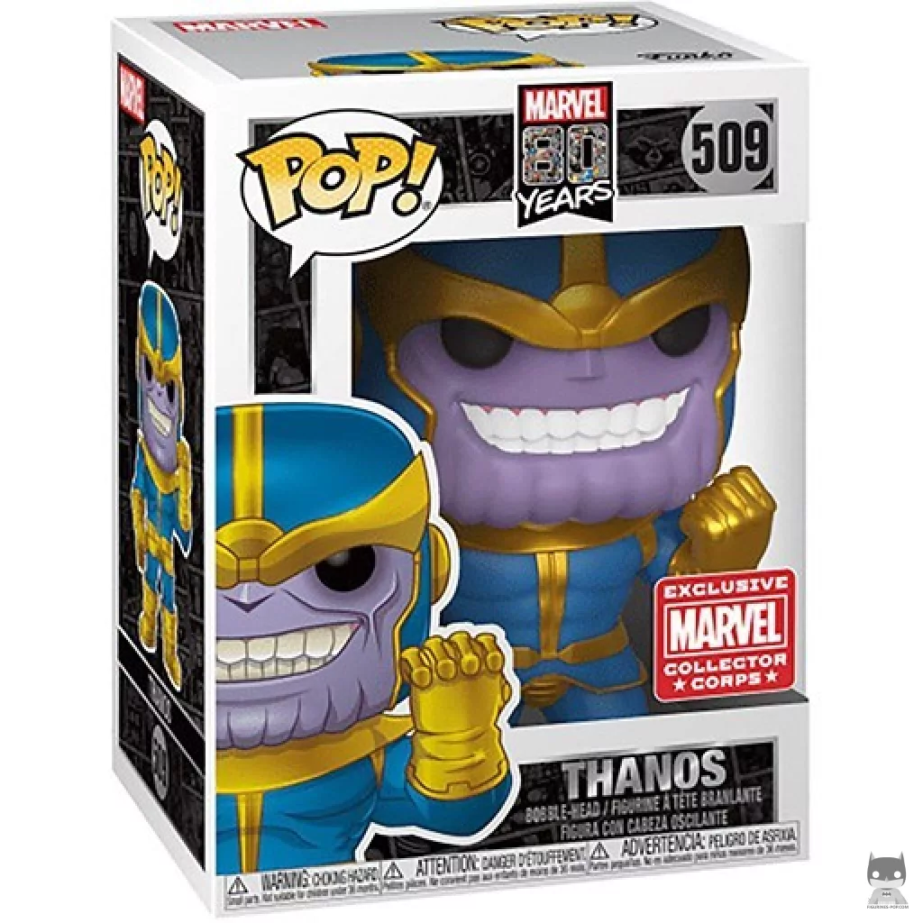 Thanos Funko Pop! figure in its box