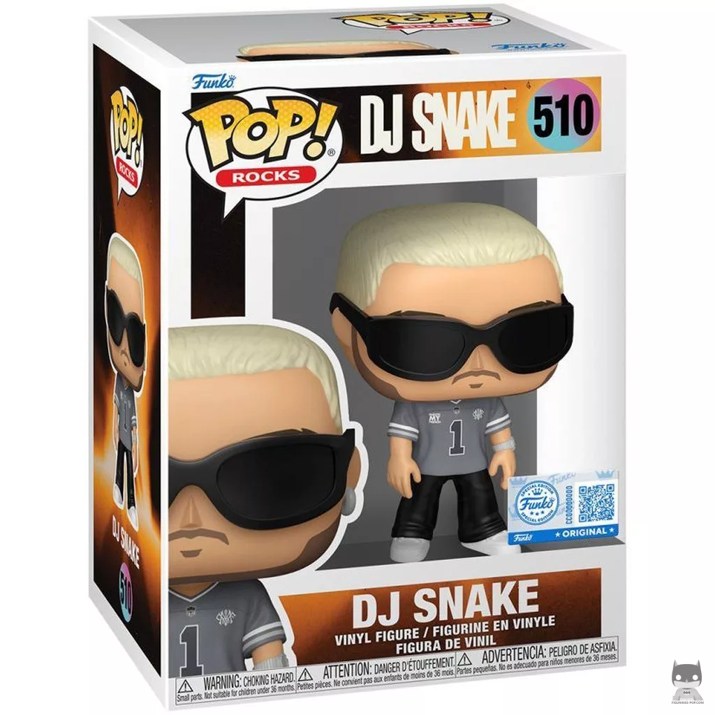 DJ Snake Funko Pop! figure in its box