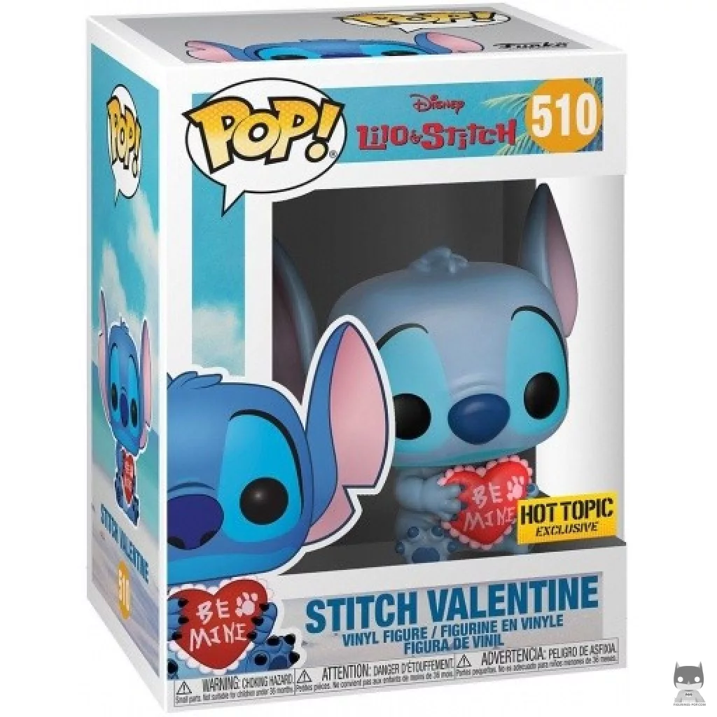 Stitch Valentine Funko Pop! figure in its box