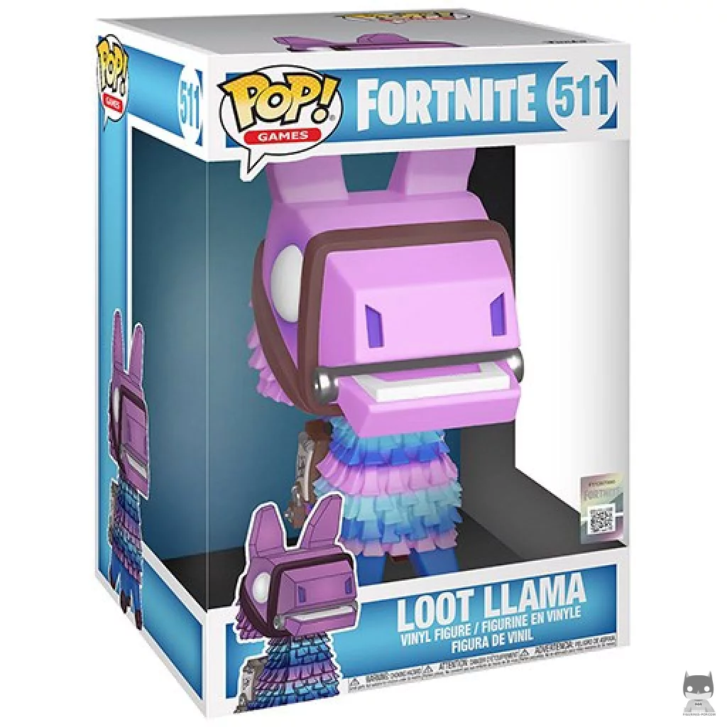 Loot Llama (Supersized) Funko Pop! figure in its box