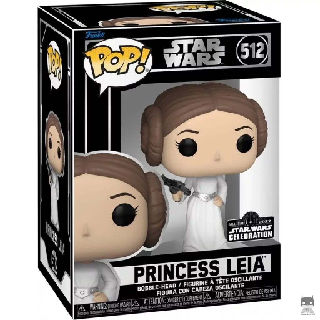 Princess Leia Funko Pop! figure in its box