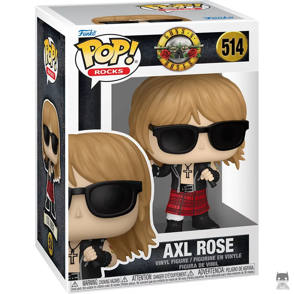 Axl Rose (Live and Let Die) Funko Pop! figure in its box