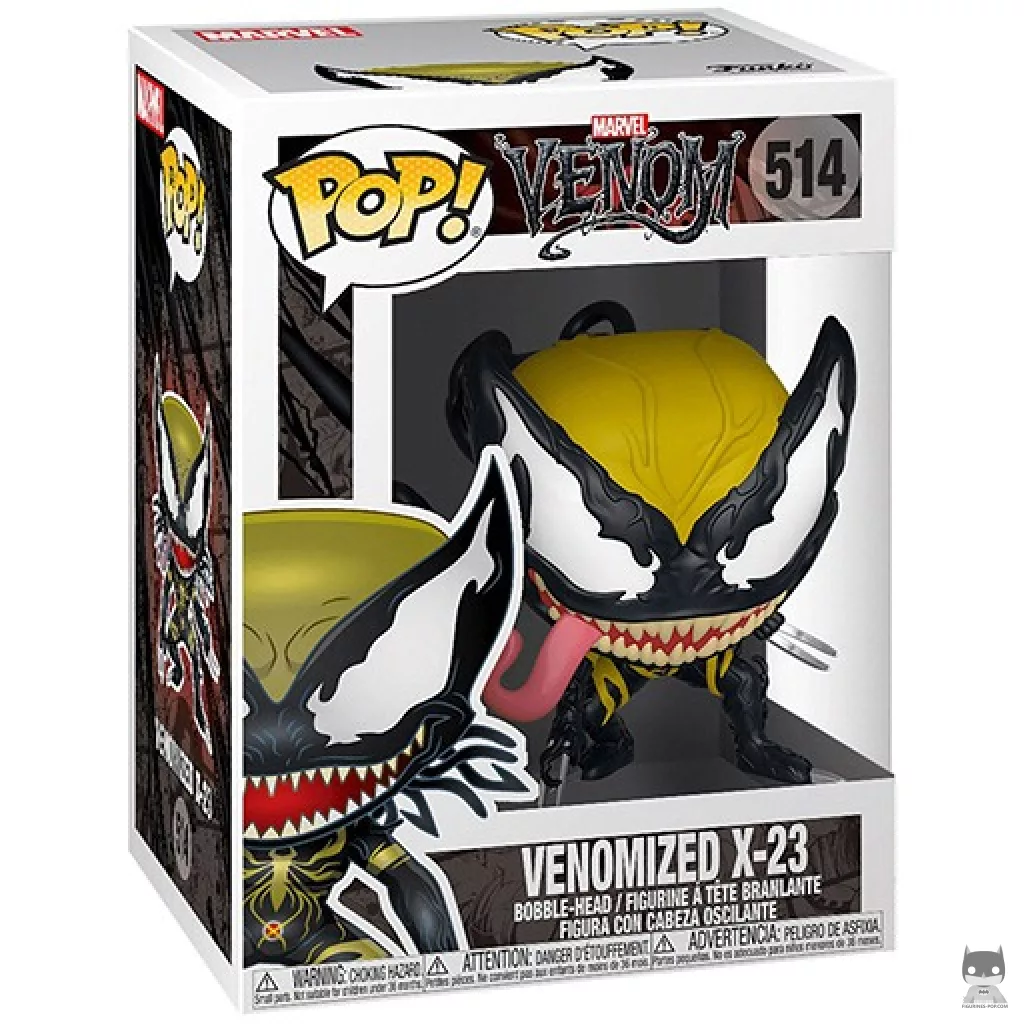 Venomized X-23 Funko Pop! figure in its box