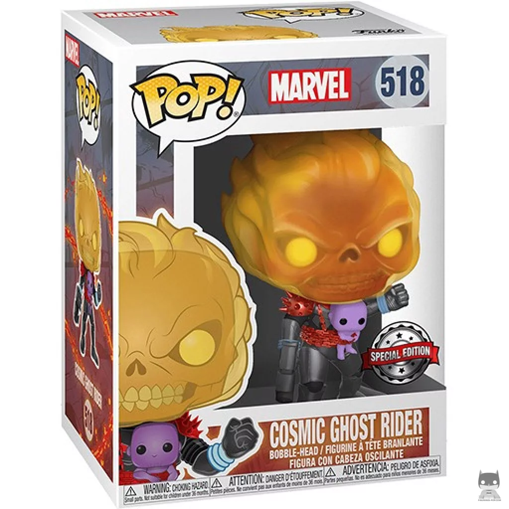 Cosmic Ghost Rider Funko Pop! figure in its box