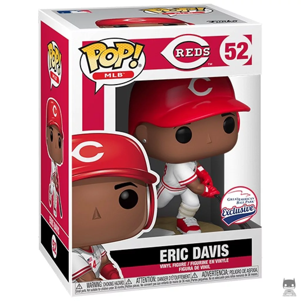 Eric Davis Funko Pop! figure in its box