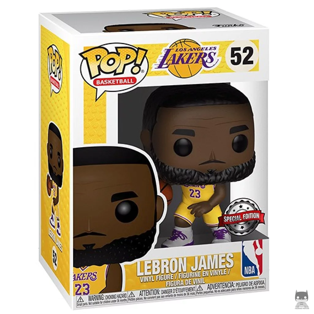 LeBron James (Lakers) Funko Pop! figure in its box