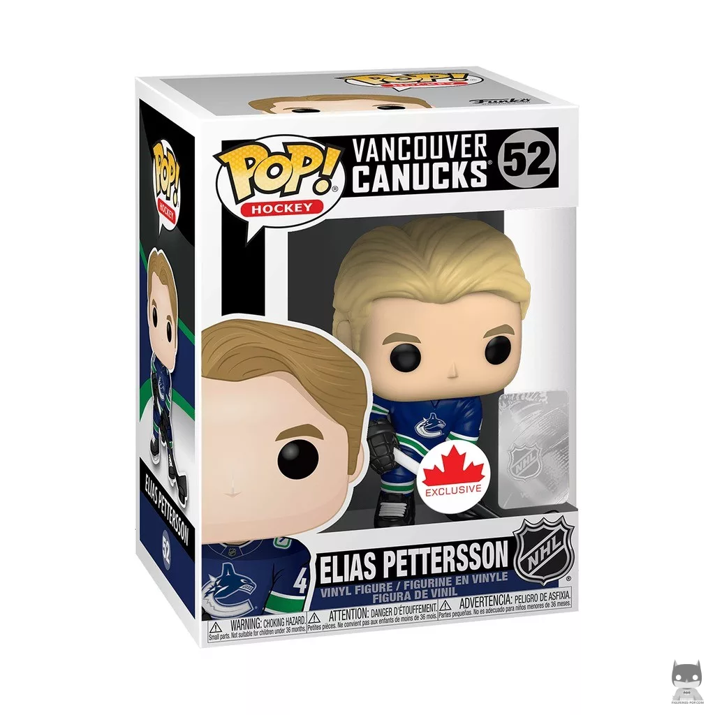 Elias Pettersson Funko Pop! figure in its box