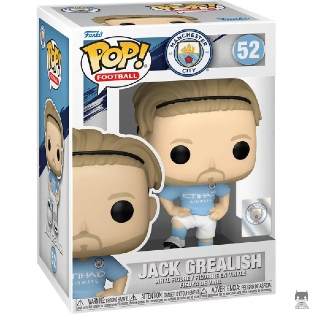 Jack Grealish (Manchester City) Funko Pop! figure in its box
