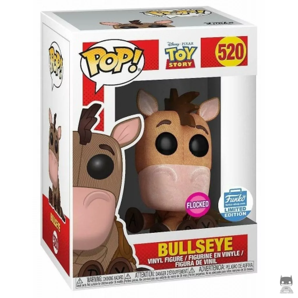 Bullseye (Flocked) Funko Pop! figure in its box