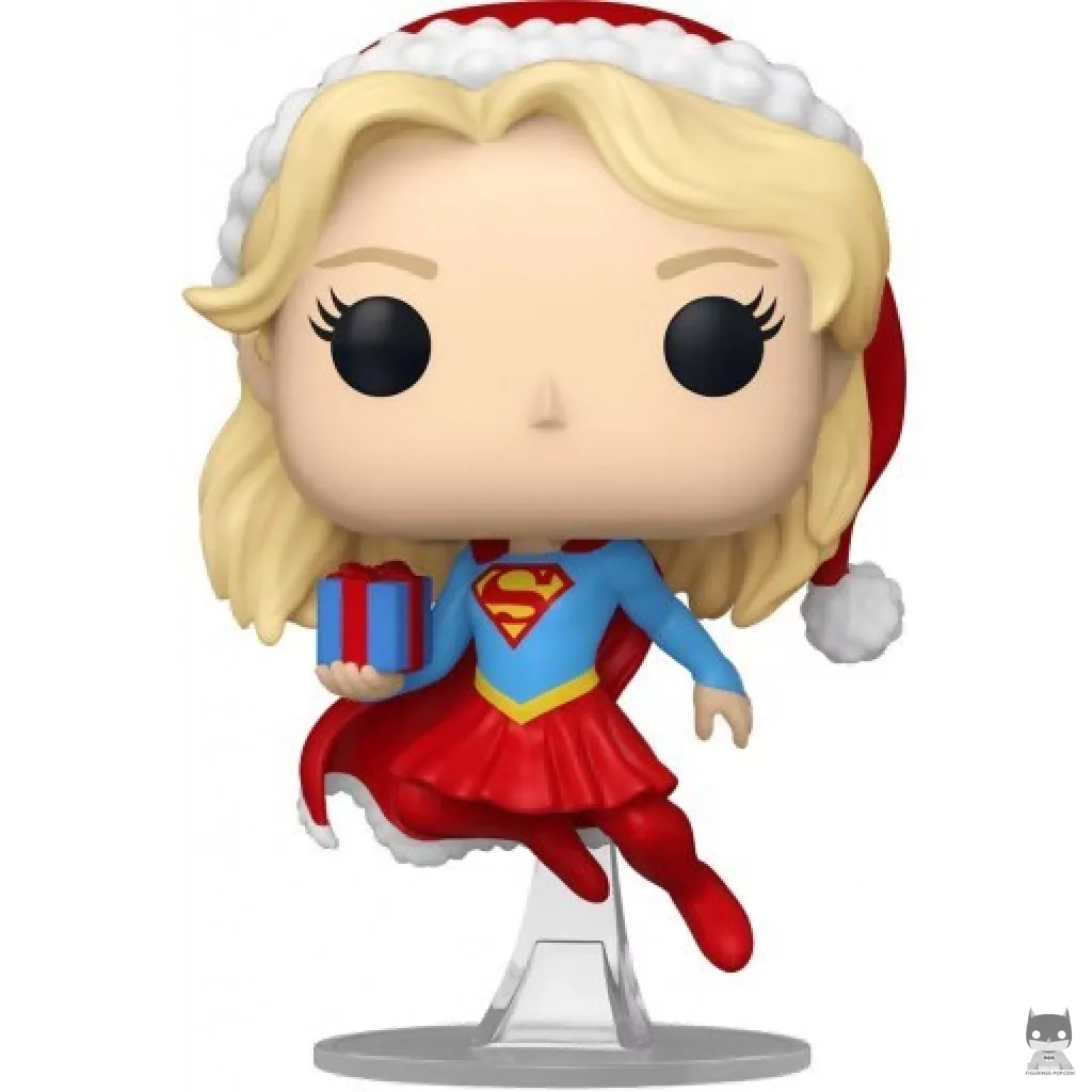Supergirl with Gift ( Holiday) Funko Pop! figure (DC Super Heroes)