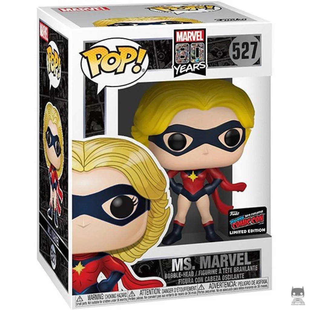 Ms. Marvel Funko Pop! figure in its box