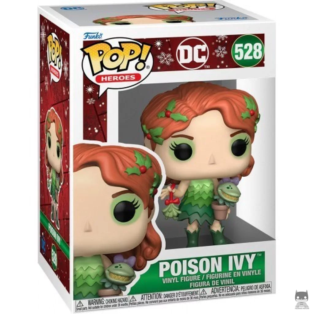 Poison Ivy with Mistletoe (Holiday) Funko Pop! figure in its box
