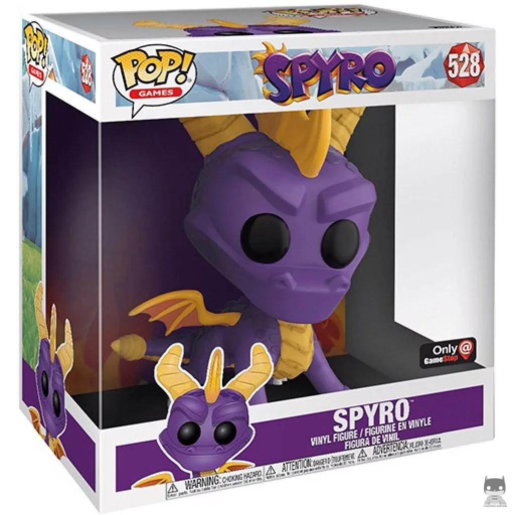 Spyro (Supersized) Funko Pop! figure in its box