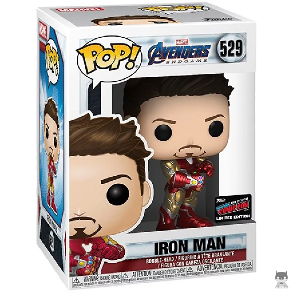 Iron Man Funko Pop! figure in its box