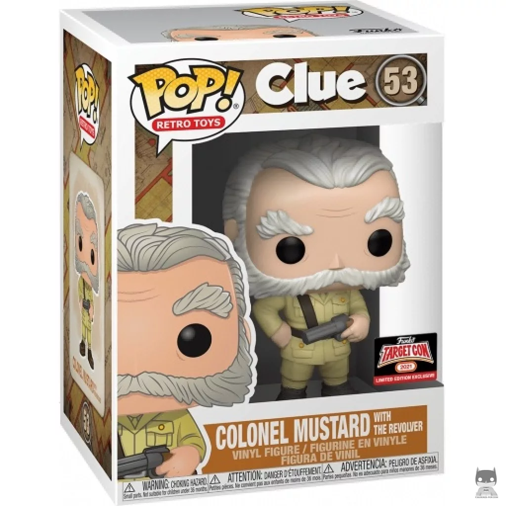 Colonel Mustard Funko Pop! figure in its box