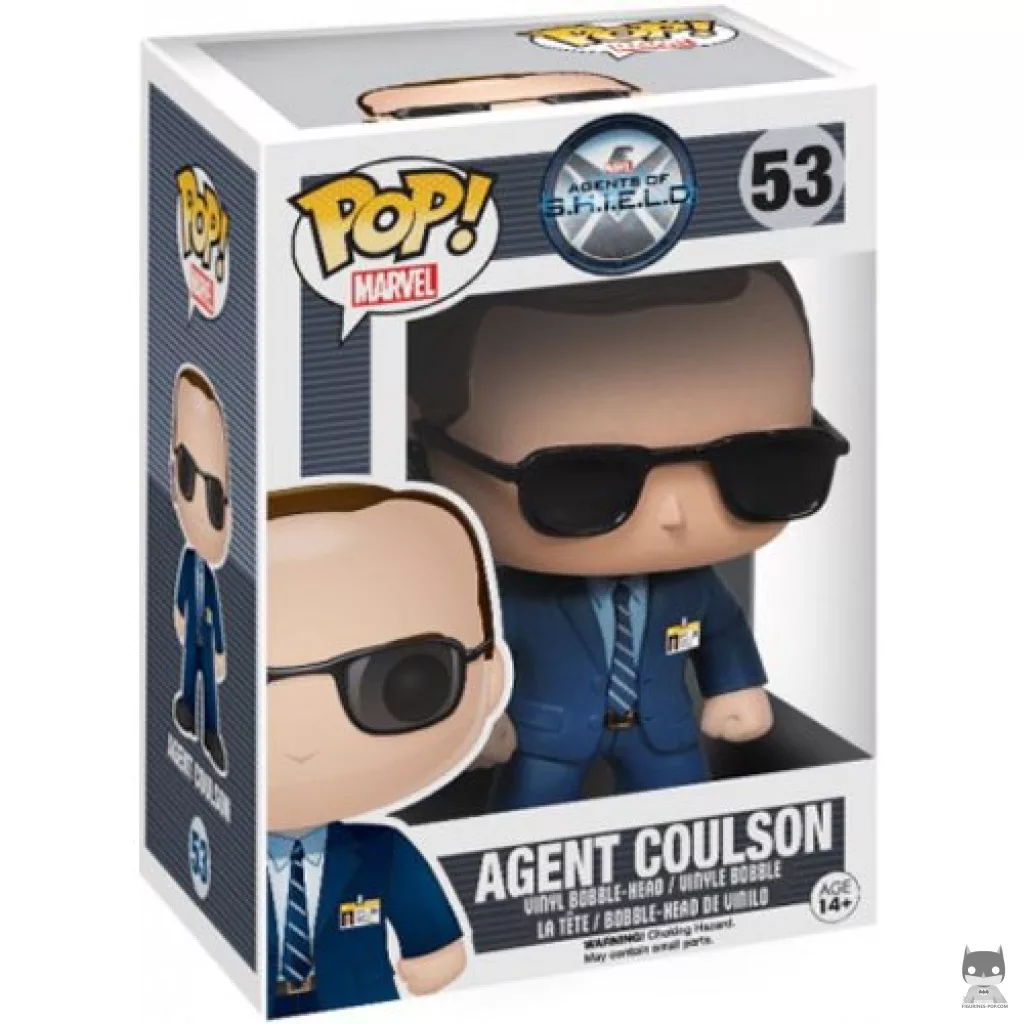 Agent Coulson Funko Pop! figure in its box