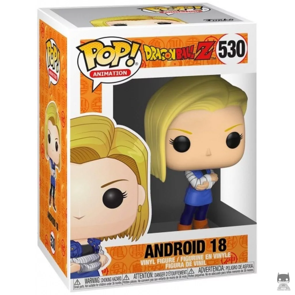 Android 18 Funko Pop! figure in its box