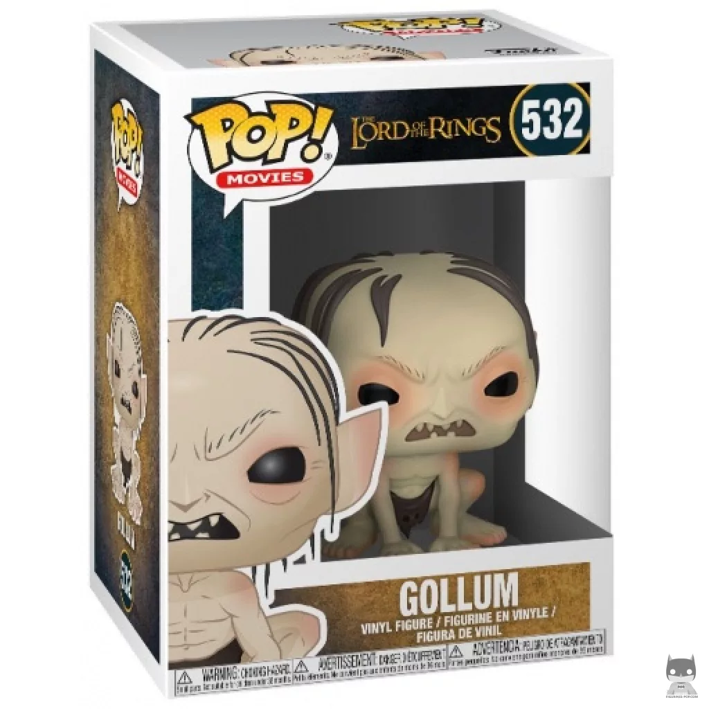 Gollum Funko Pop! figure in its box