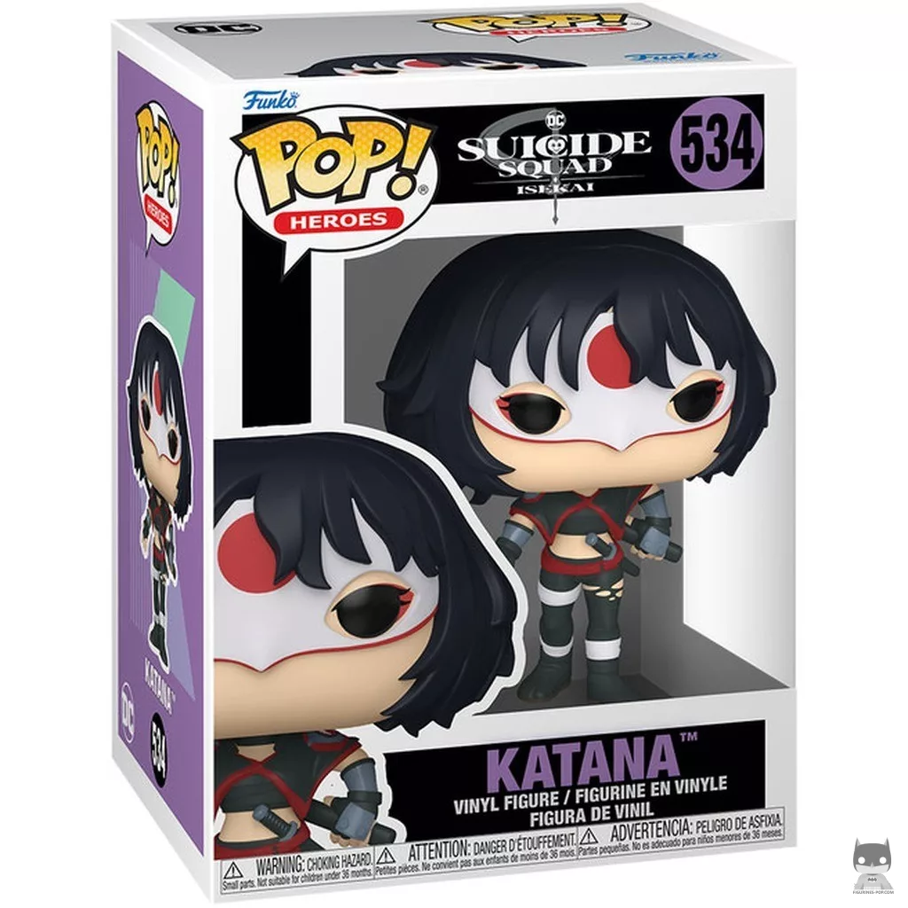 Katana Funko Pop! figure in its box