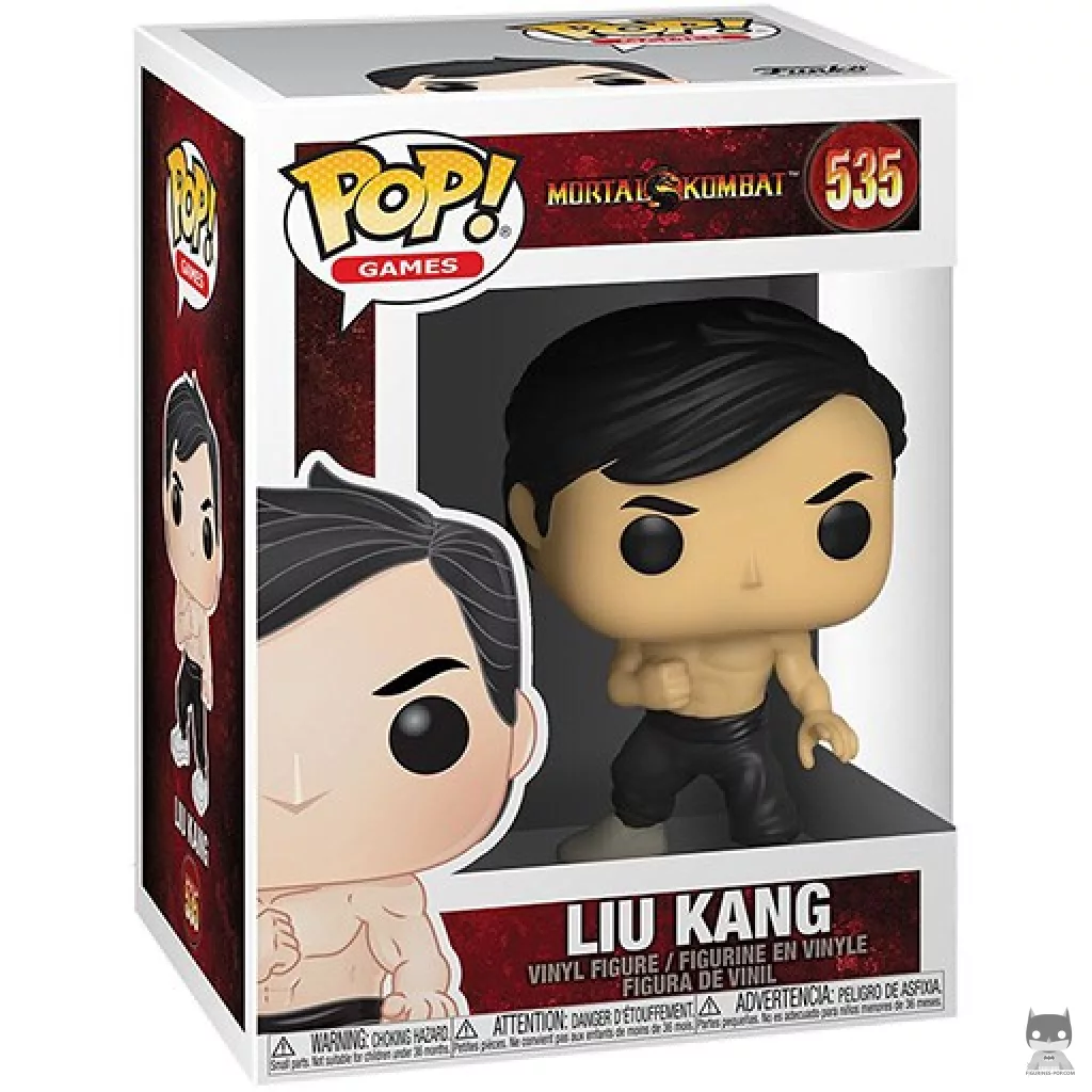 Liu Kang Funko Pop! figure in its box