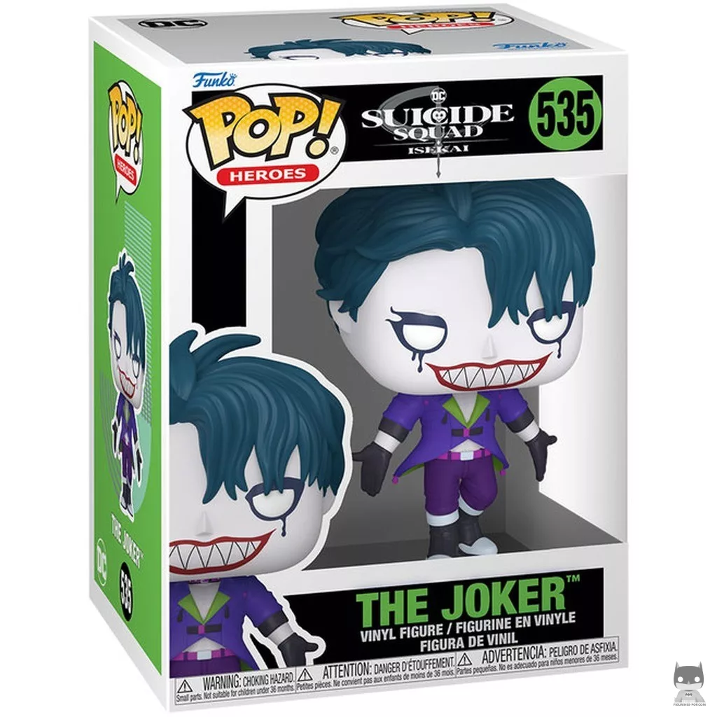 The Joker Funko Pop! figure in its box