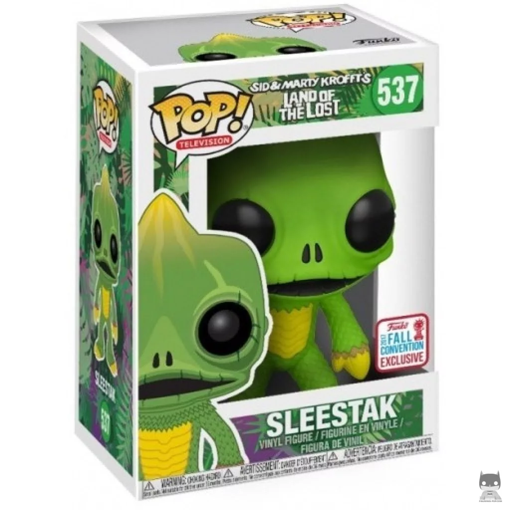 Sleestak Funko Pop! figure in its box