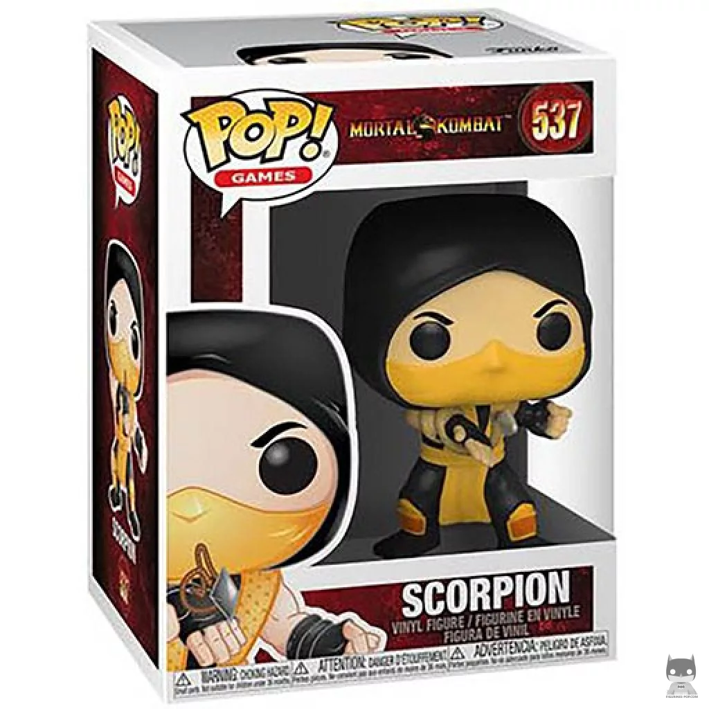 Scorpion Funko Pop! figure in its box