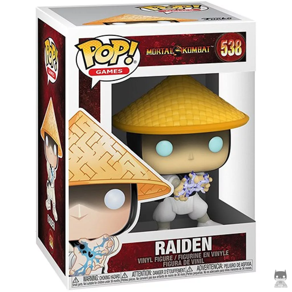 Raiden Funko Pop! figure in its box