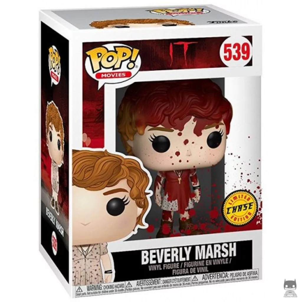Beverly Marsh with key necklace (Bloody & Chase) Funko Pop! figure in its box