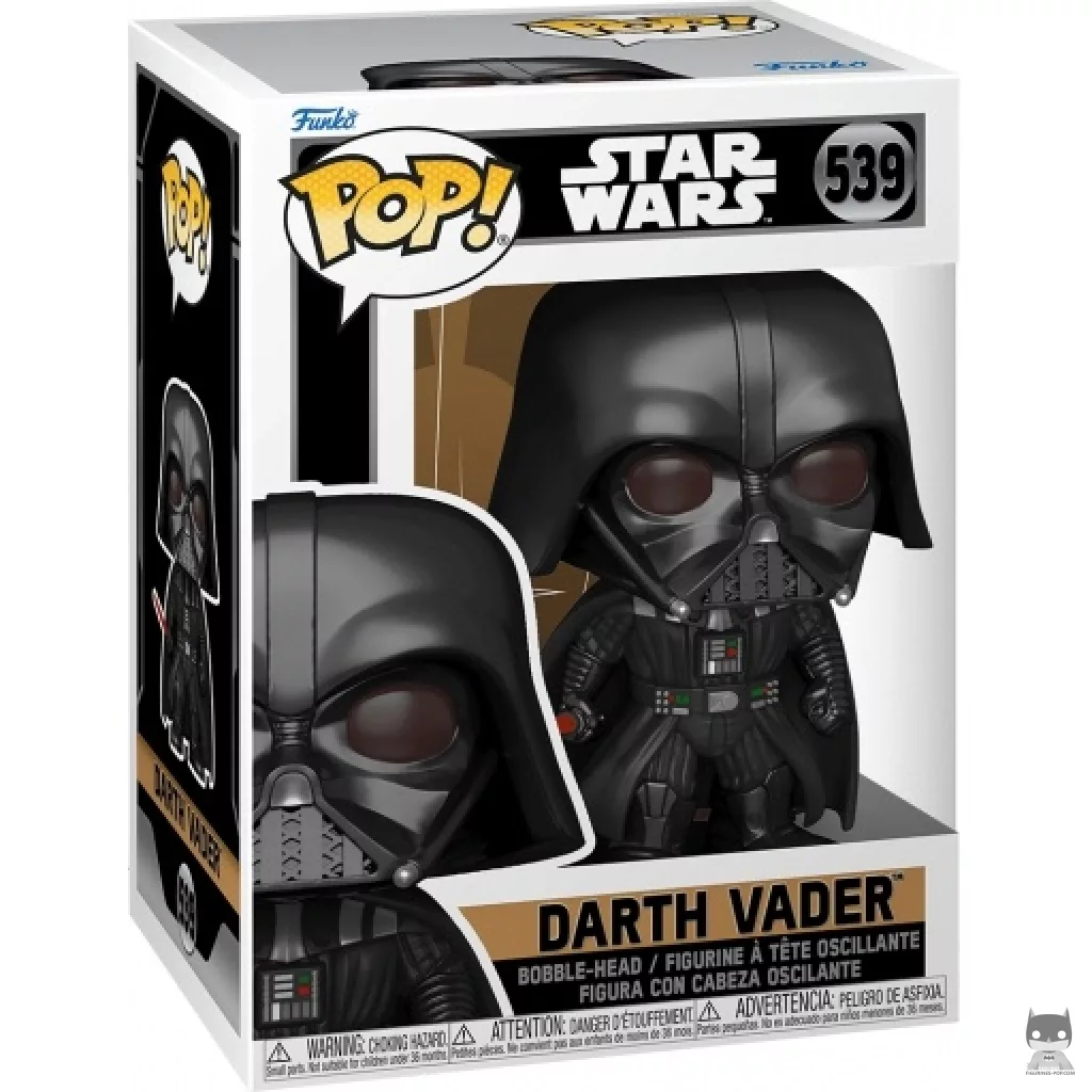 Darth Vader Funko Pop! figure in its box