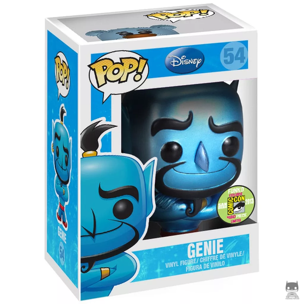 Genie (Metallic) Funko Pop! figure in its box