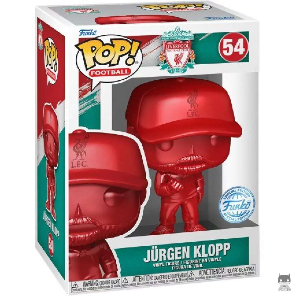 Jürgen Klopp (Liverpool) (Metallic) Funko Pop! figure in its box