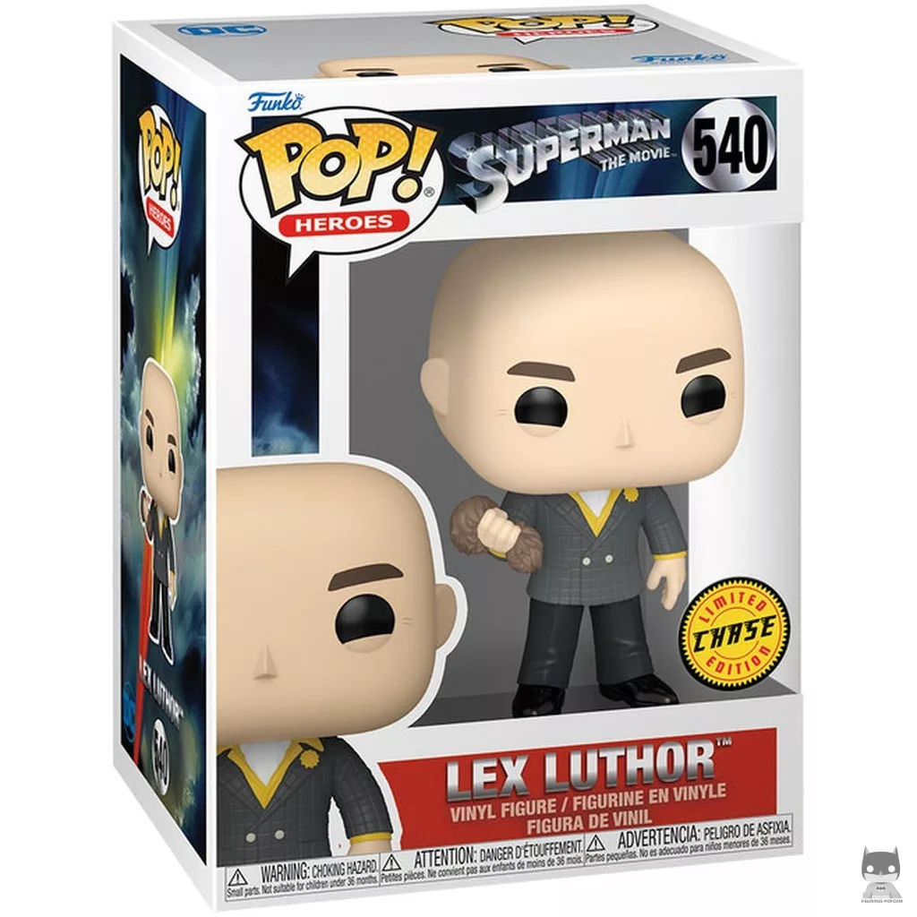 Lex Luthor (Chase) Funko Pop! figure in its box