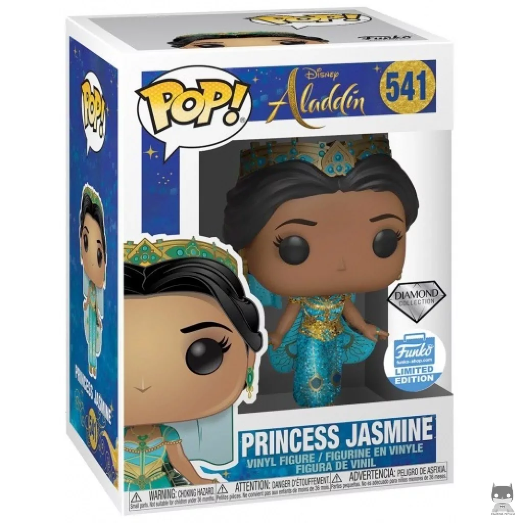 Princess Jasmine (Diamond) Funko Pop! figure in its box