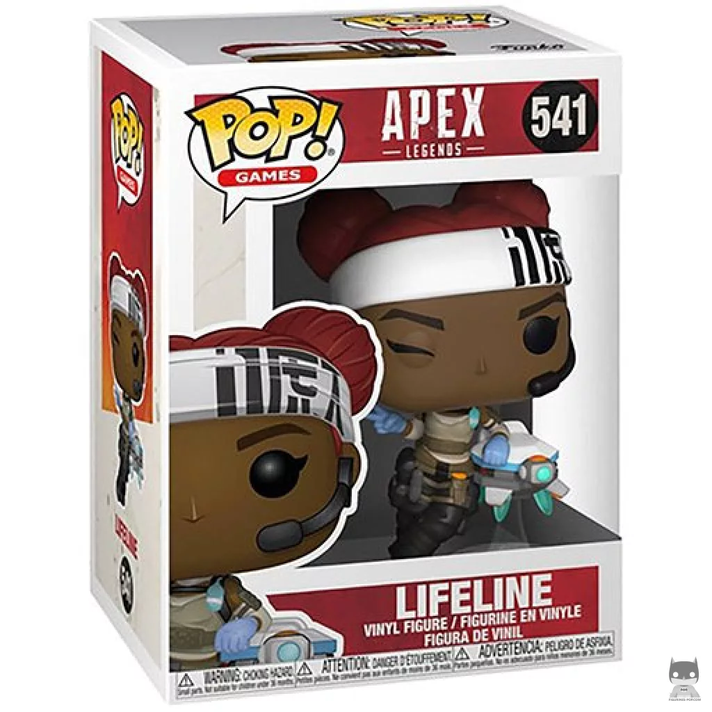 Lifeline Funko Pop! figure in its box