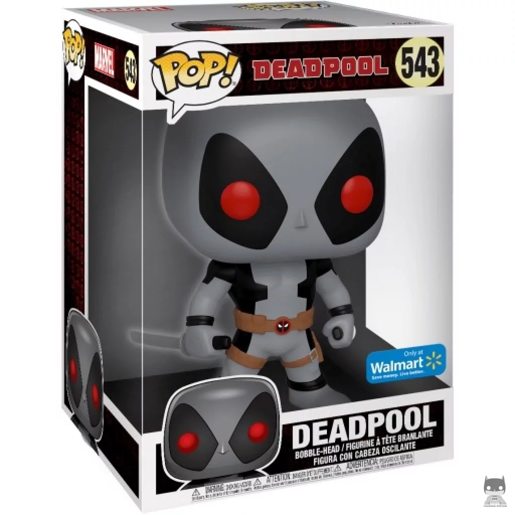 Deadpool (Grey) (Supersized) Funko Pop! figure in its box