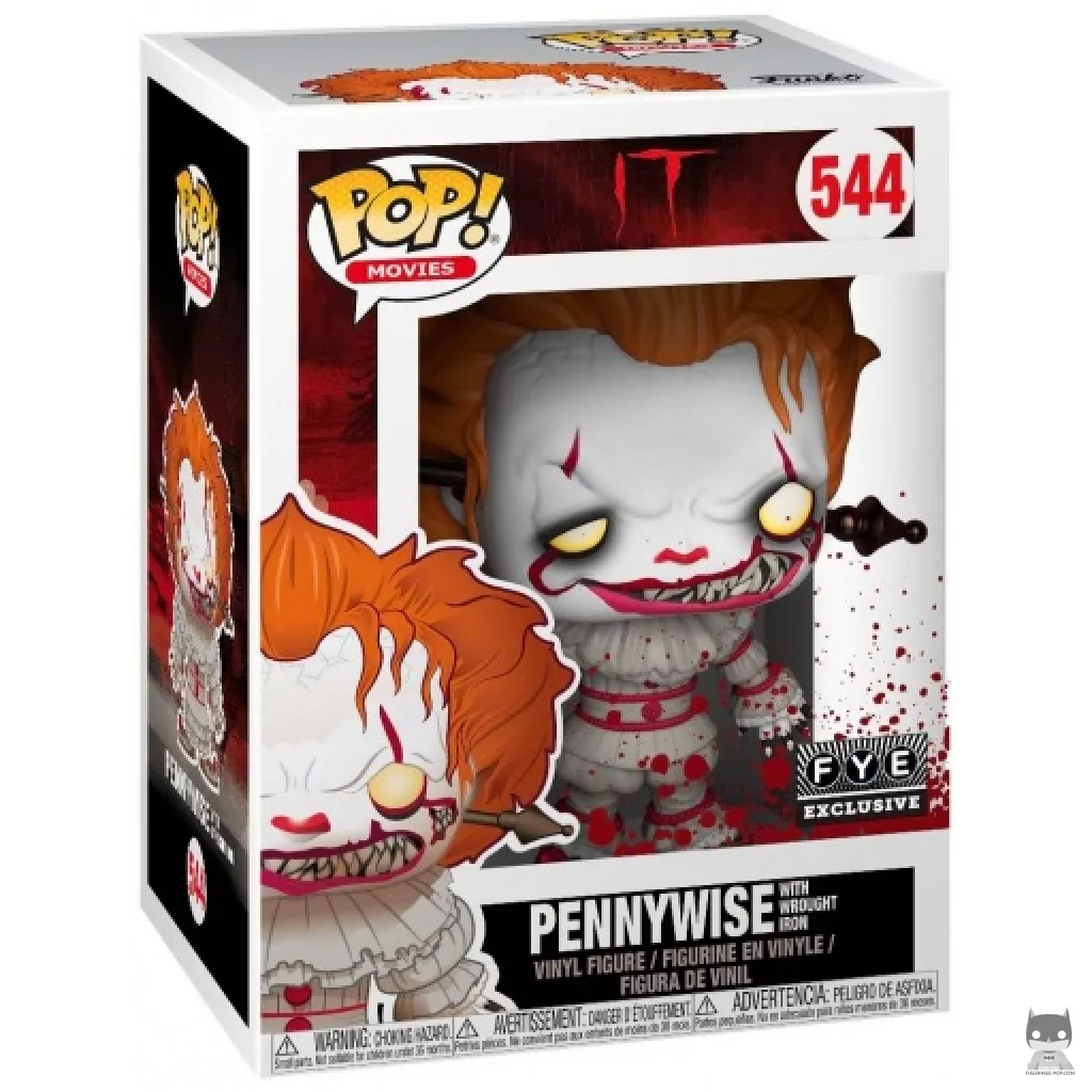 Pennywise wrought iron in head Funko Pop! figure in its box