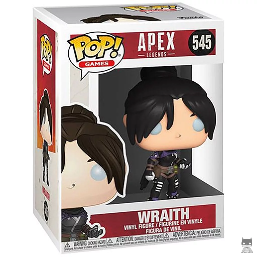 Wraith Funko Pop! figure in its box