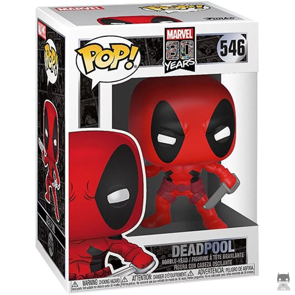 Deadpool Funko Pop! figure in its box