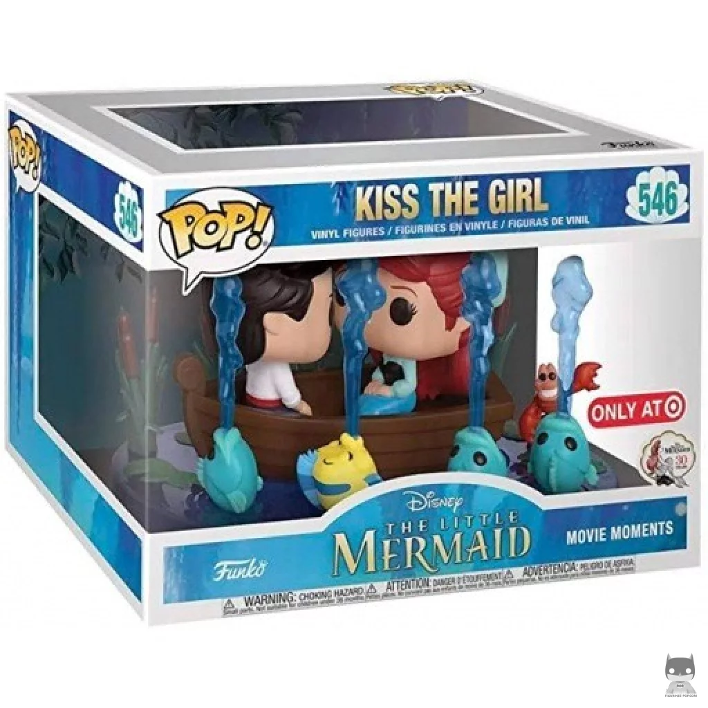 Little Mermaid Kiss the Girl Funko Pop! figure in its box